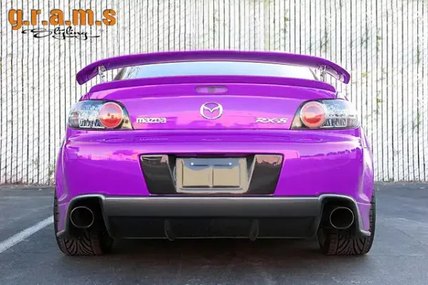 Mazda RX-8 Rear Number Plate Surround - JDM Style