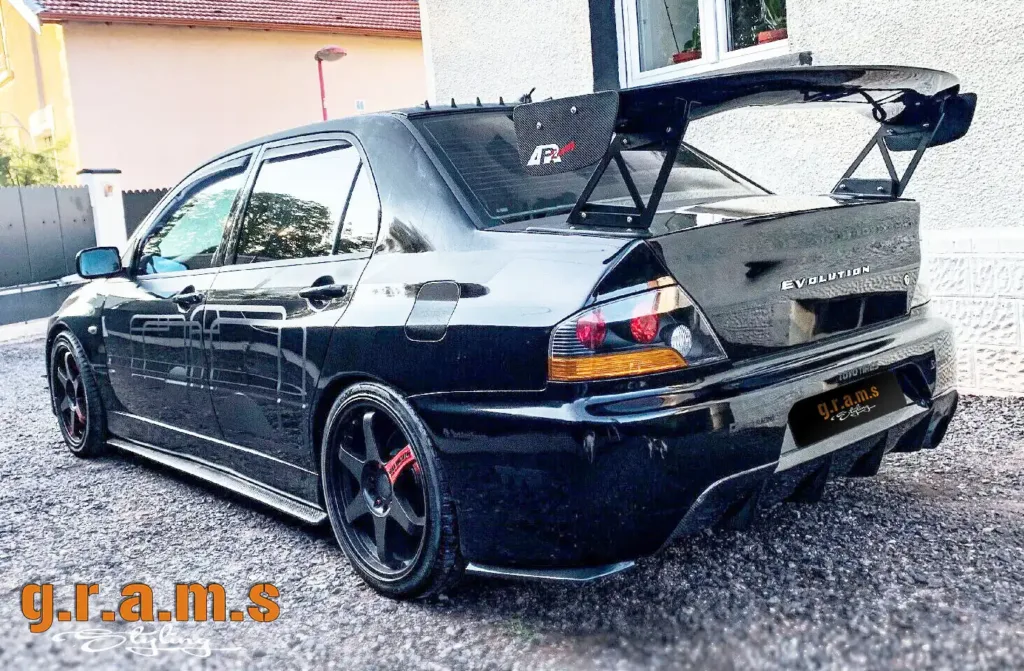 Mitsubishi Evolution 7, 8, 9 Wing Spoiler G.R.A.M.S Styling